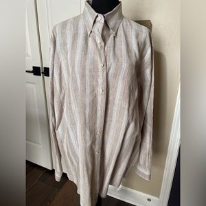 Jos A Bank XL Linen Shirt